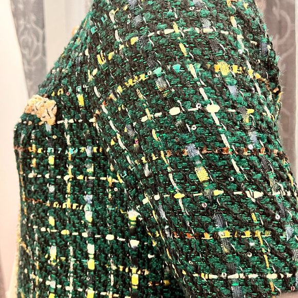 NWT M Aris A Green Tweed Jacket - Picture 3 of 5